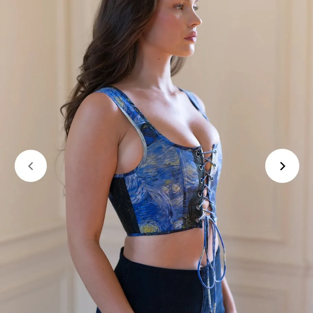 Selkie Starry Night Maxi Dress - Blue and Yellow - Picture 4 of 12